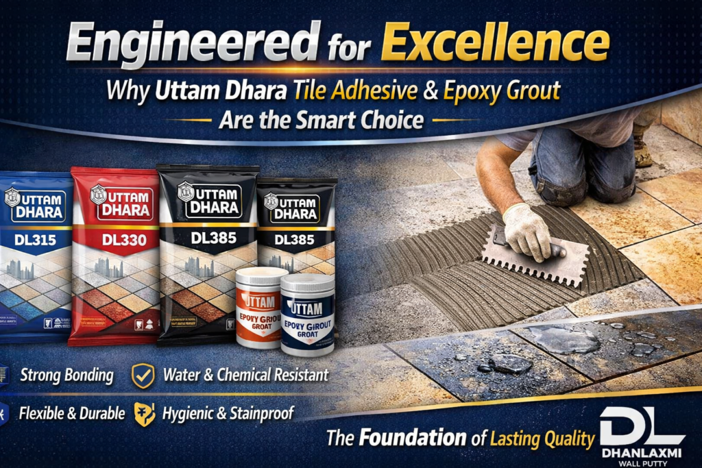 Uttam Dhara Tile Adhesive and Epoxy Grout Uttam Dhara Tile Adhesive DL315 Uttam Dhara Tile Adhesive DL330 Uttam Dhara Tile Adhesive DL385